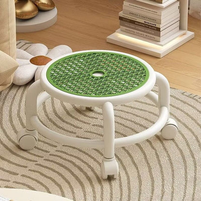 Multipurpose Comfortable Portable Swivel Rolling Stool