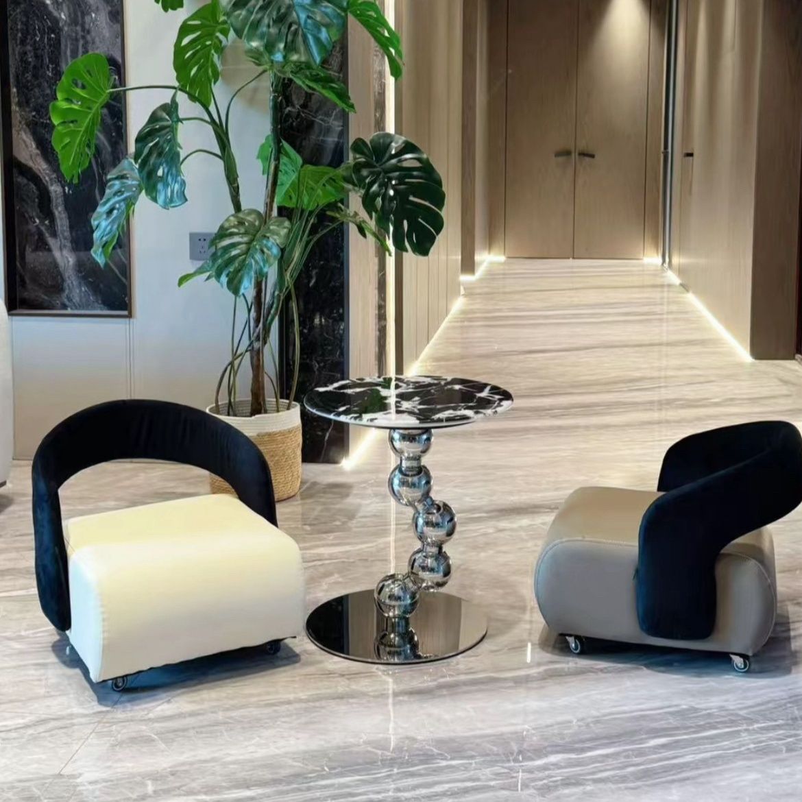 Multi-Purpose Rolling Shoe Stool with Smooth Pulleys