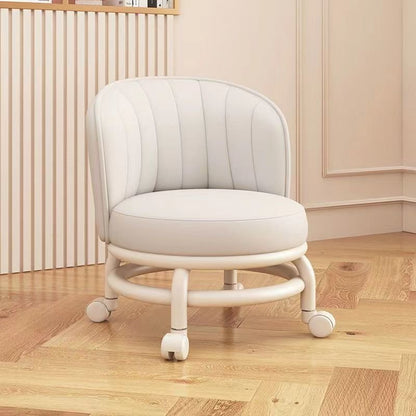 Multi-Functional Portable Plastic frame Round Stool With Wheels