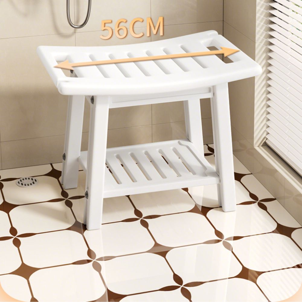 Multipurpose Non-Slip Plastic Low Stool