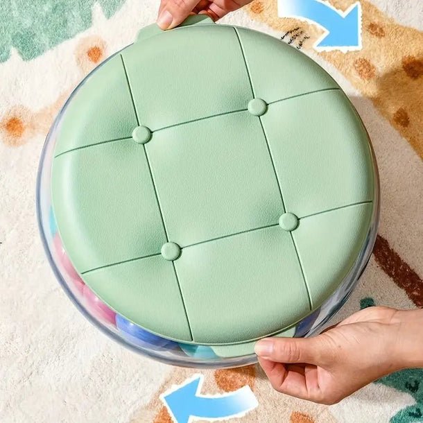 Round Stylish Heavy Duty Storage Stool