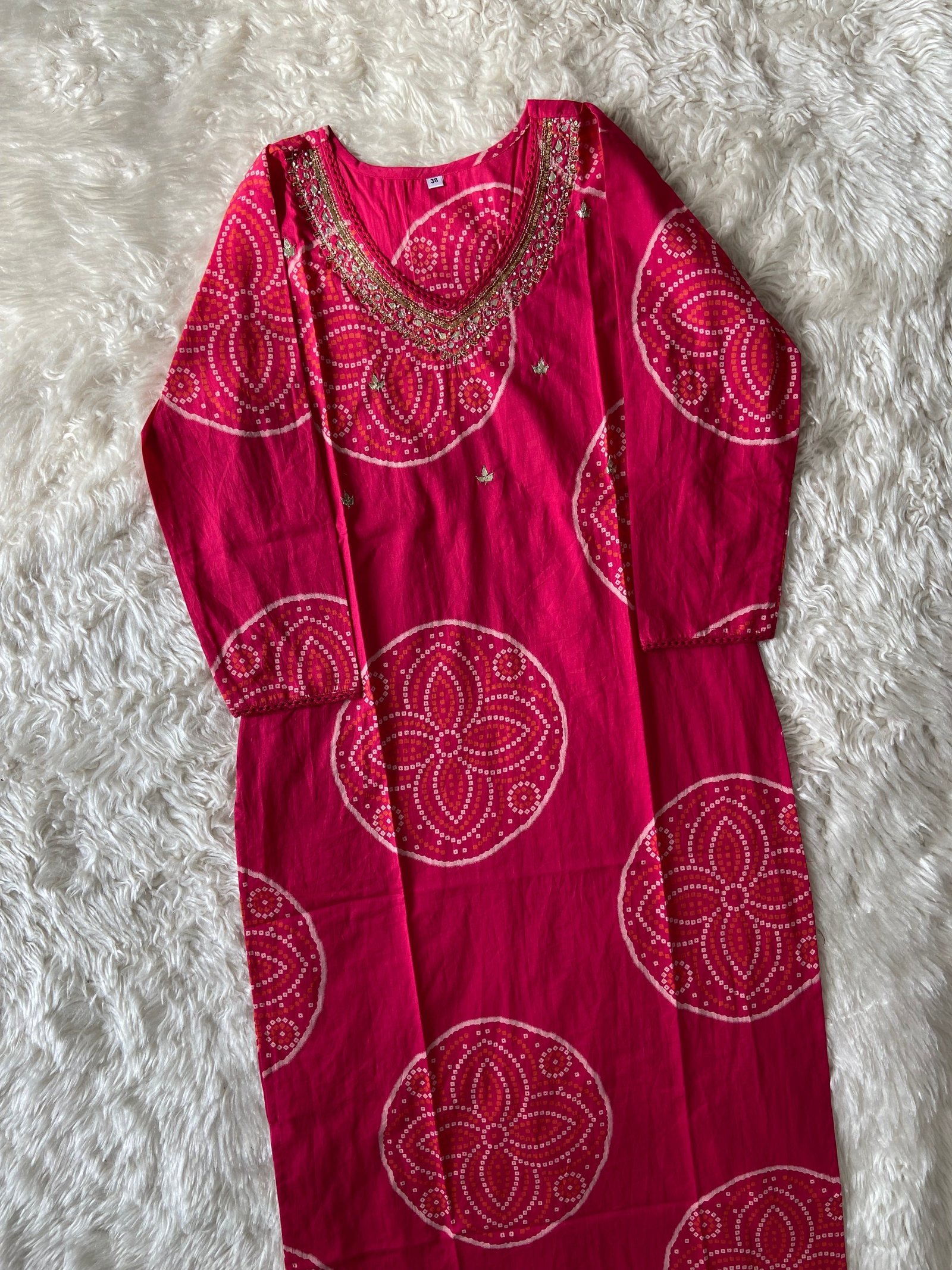 Premium Cotton Kurti Pant Dupatta Set - Image 12