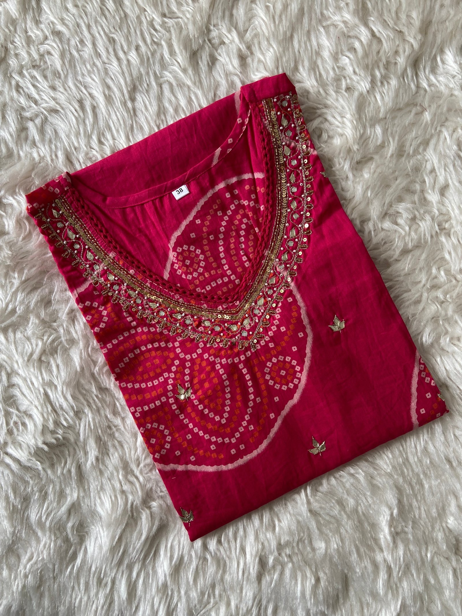 Premium Cotton Kurti Pant Dupatta Set - Image 11