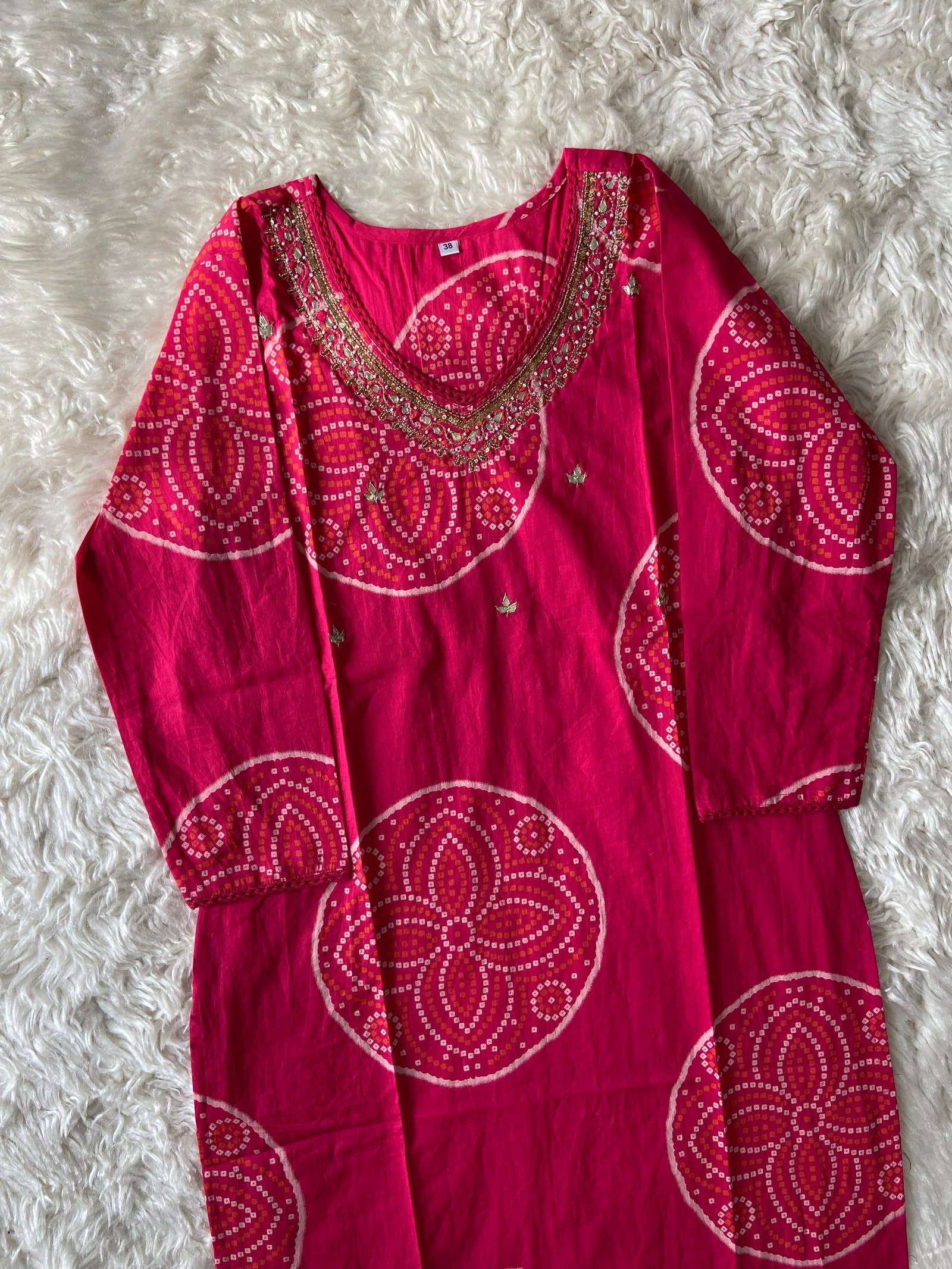 Premium Cotton Kurti Pant Dupatta Set - Image 13
